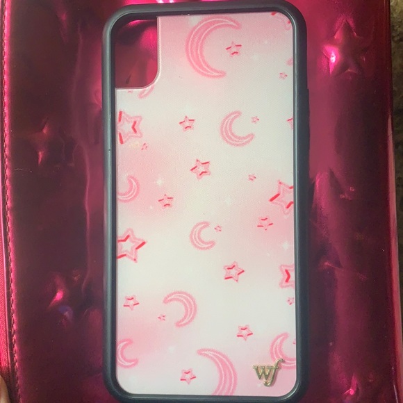 Other - WildFlower pink stars and moon iPhone XR phone case